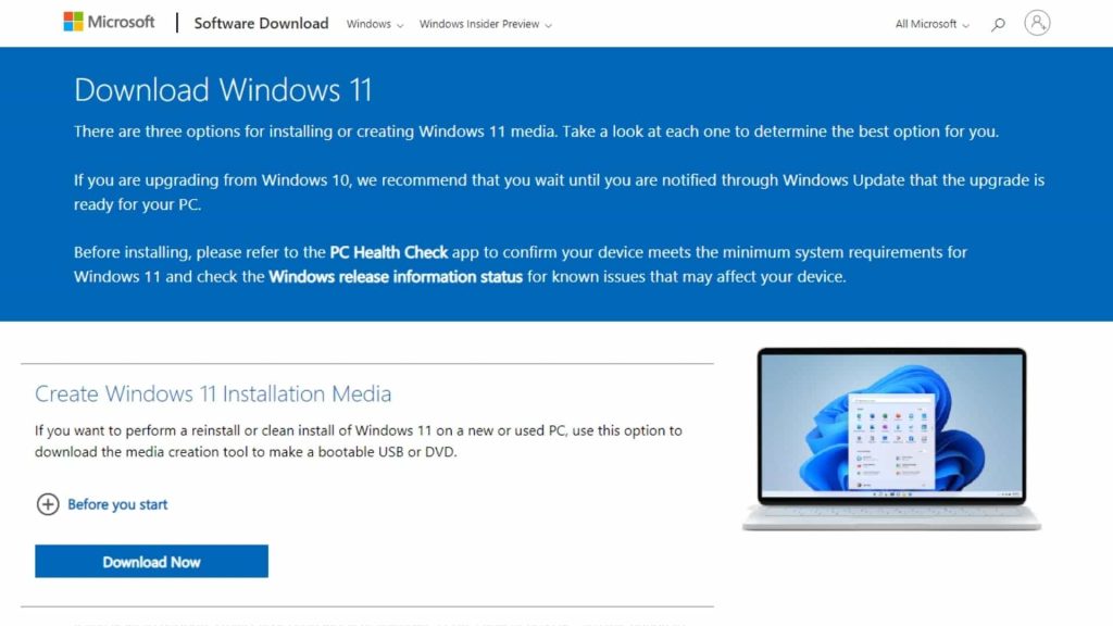 Creating Installation Media: Windows 11 Bootable USB PenDrive