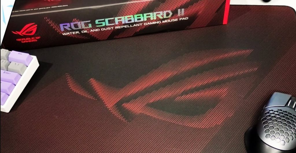 Asus ROG Scabbard mouse pad testing