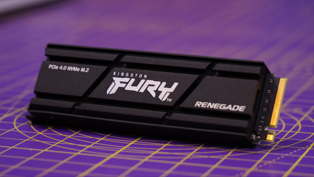 Kingston Fury Renegade (with heatsink) installing on PS5 Console